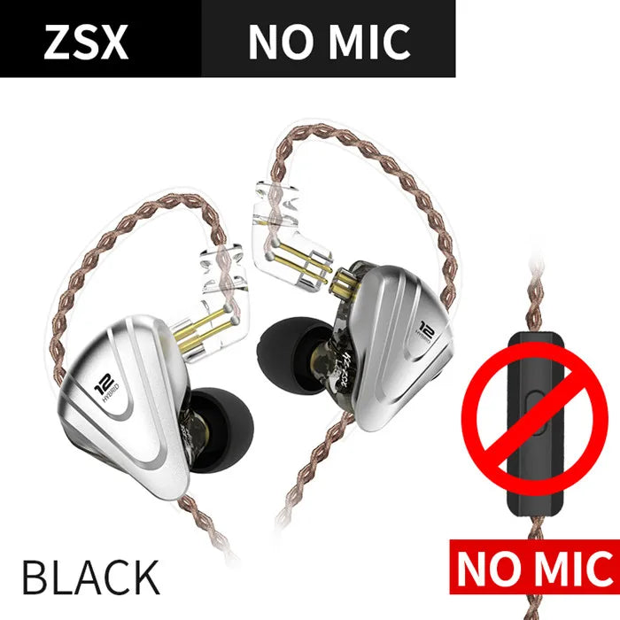 KZ ZSX Terminator Hybrid IEM: Professional Noise-Isolating Audio with Superior Precision