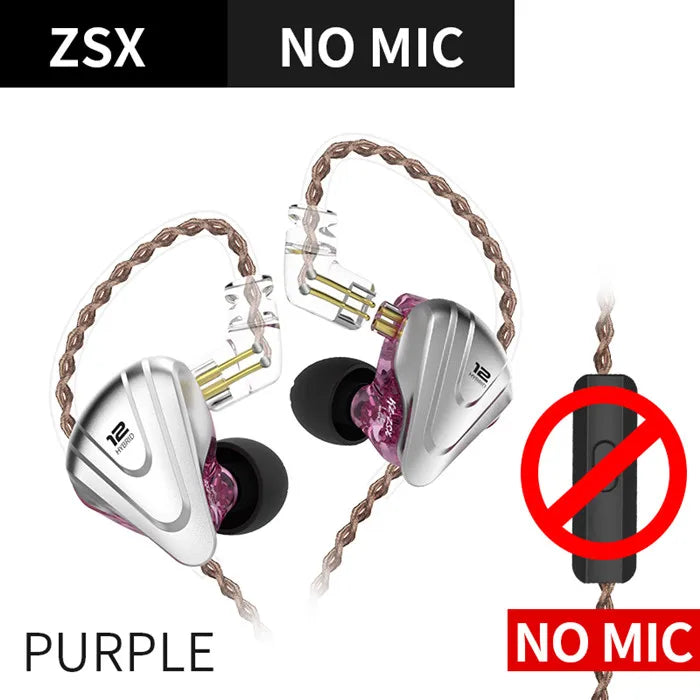 KZ ZSX Terminator Hybrid IEM: Professional Noise-Isolating Audio with Superior Precision