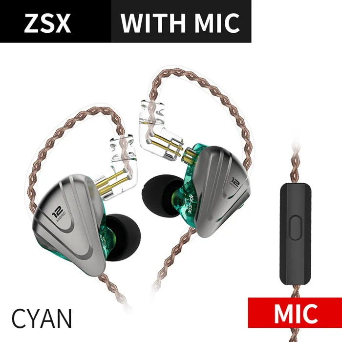 KZ ZSX Terminator Hybrid IEM: Professional Noise-Isolating Audio with Superior Precision