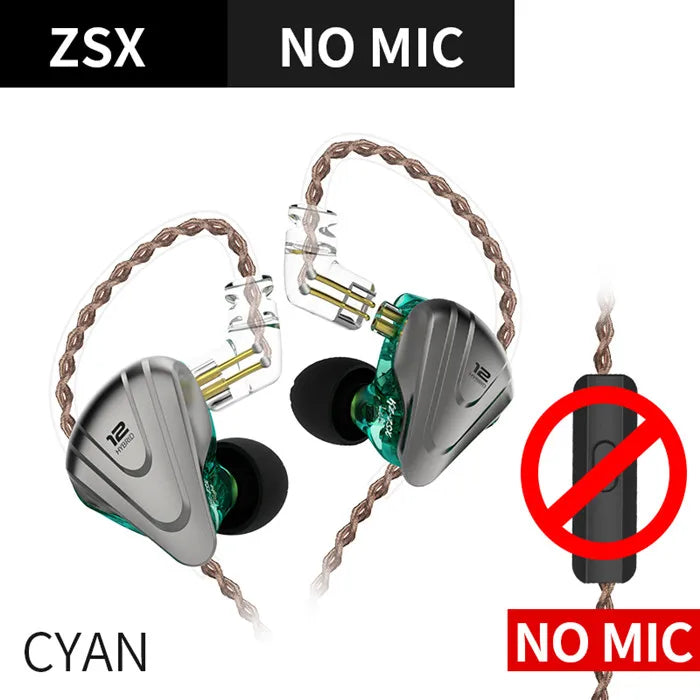 KZ ZSX Terminator Hybrid IEM: Professional Noise-Isolating Audio with Superior Precision