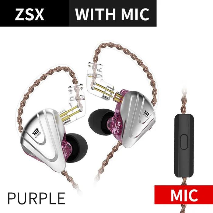 KZ ZSX Terminator Hybrid IEM: Professional Noise-Isolating Audio with Superior Precision