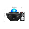 Starry Projector Galaxy Night Light with Ocean Wave Music Speaker Sky Light Projector for Bedroom Decor Kids Birthday Gift Party