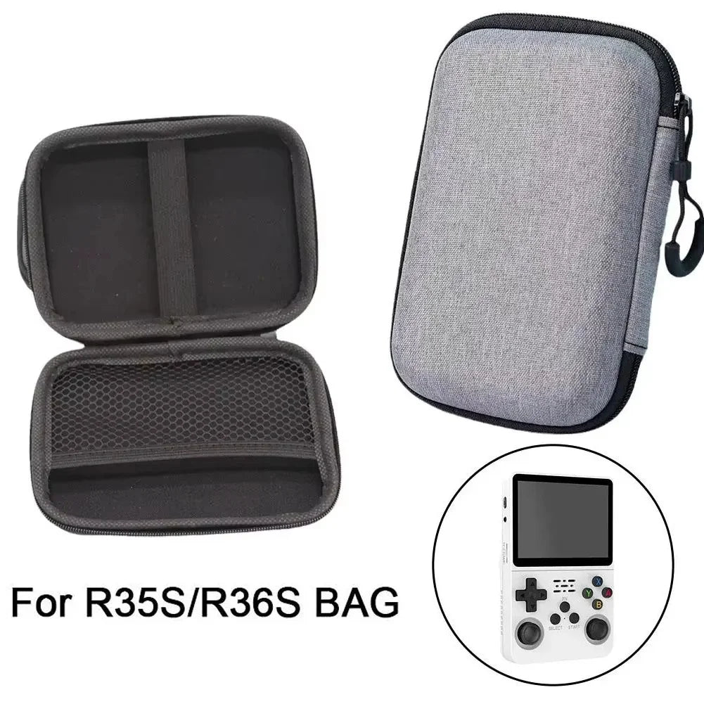 Game Console Protective Case Portable EVA Hard Storage Bag Anti-fall Game Storage Case Protector Game Accessories For R36S R35S