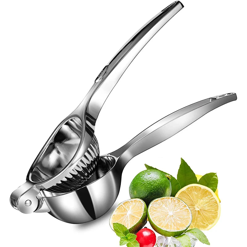 LMETJMA Lemon Squeezer – Zinc Alloy Manual Citrus Juicer