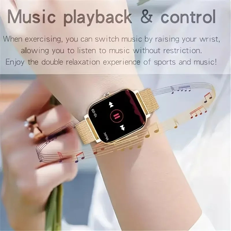 2026 New Fashion Smart Watch 1.83 Inch Full Touchscreen Bluetooth Call Music Player Message Smartwatch For Men Womend