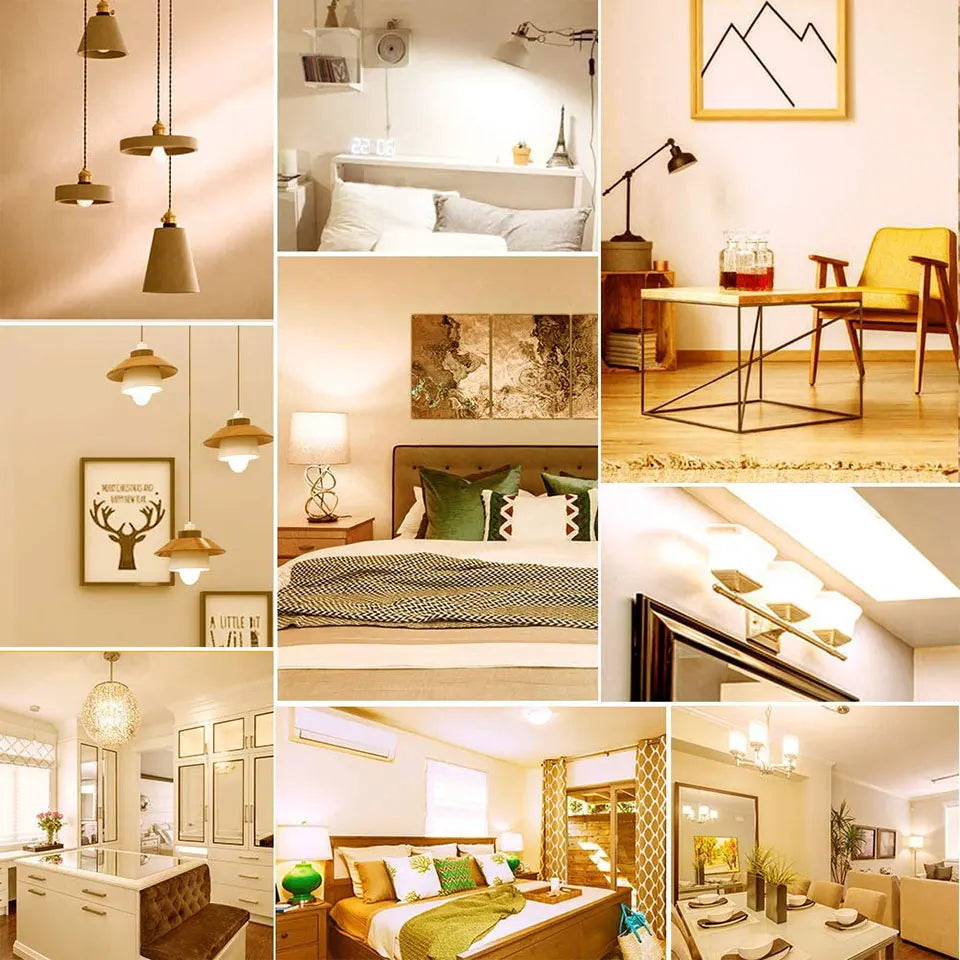 12PCS Led Bulb Lamps E27 E14 B22 AC220V Light Real Power 3W 6W 9W 12W 15W 18W 20W Warm White Cold White Natural light Lampada