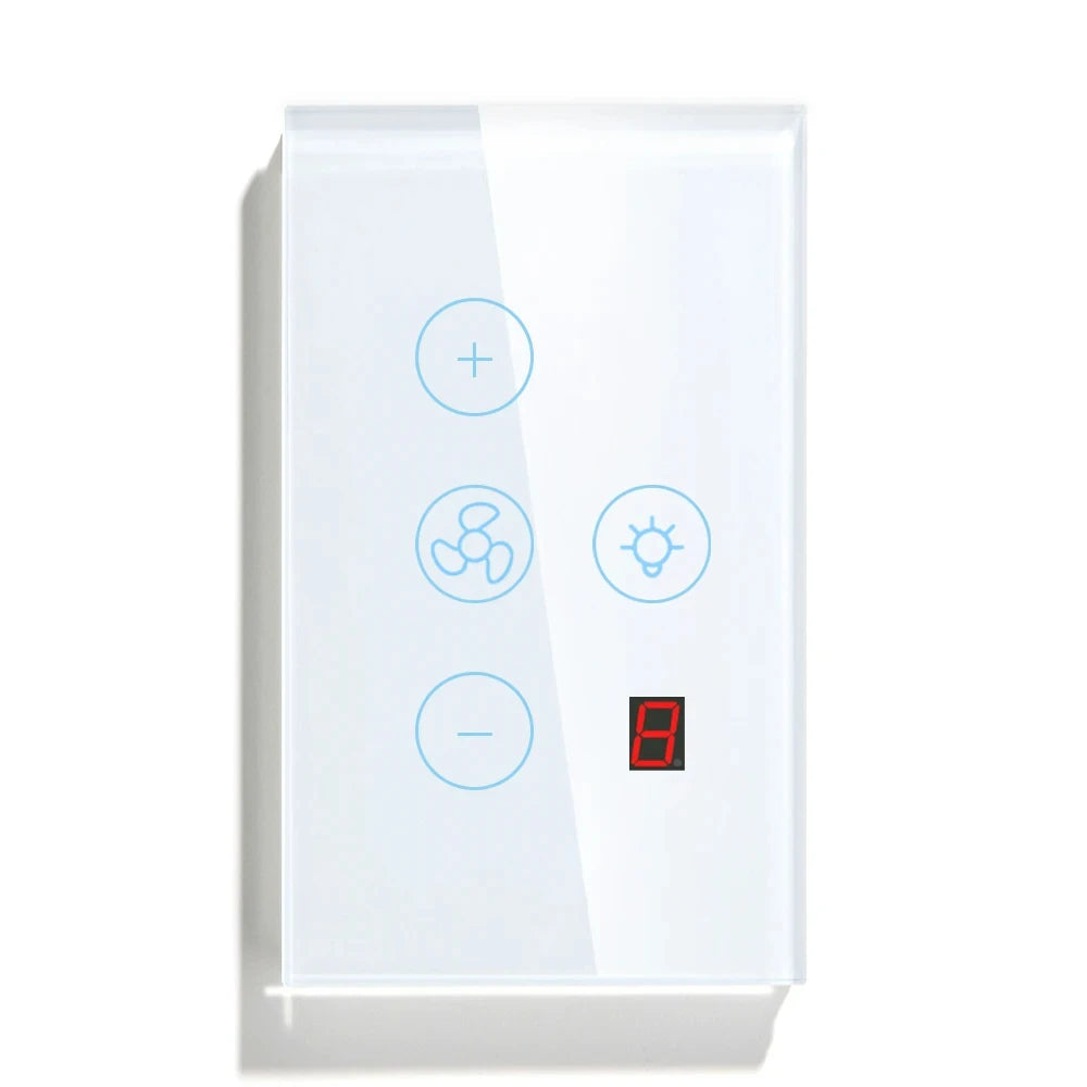 Zigbee WiFi Smart Fan & Light Switch (EU/AU, Smart Life, Alexa & Google Compatible)