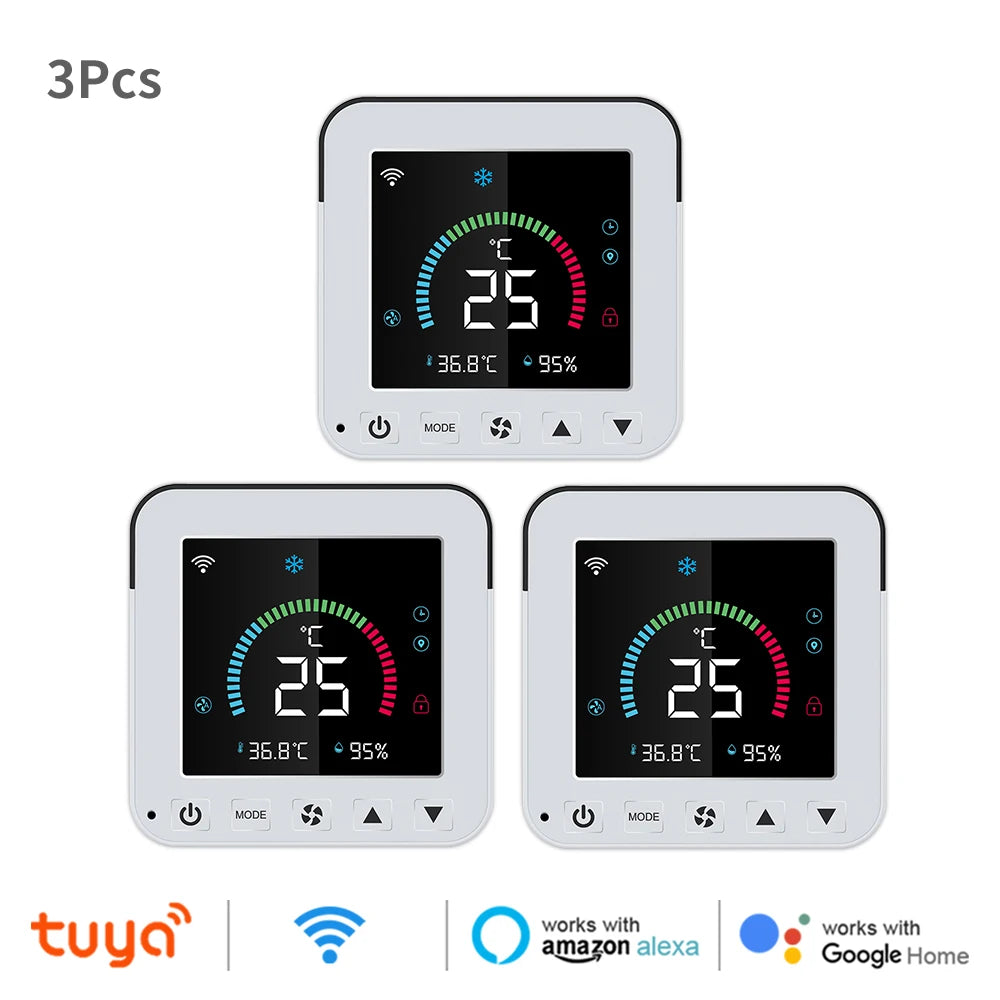 جهاز تحكم ثيرموستات تكييف هواء ذكي يعمل بالأشعة تحت الحمراء من Tuya WiFi