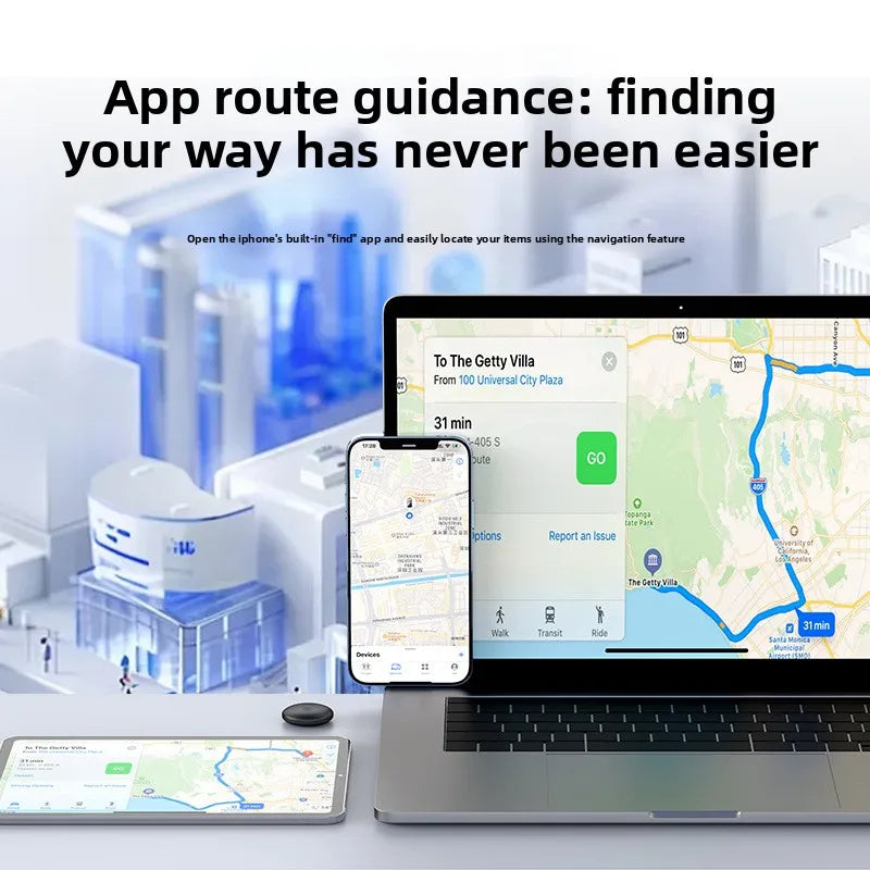 CD Work with iOS Bluetooth Smart Air Tag Tracker,Key Finder Find My (IOS) Waterproof  Item Finders for Luggages