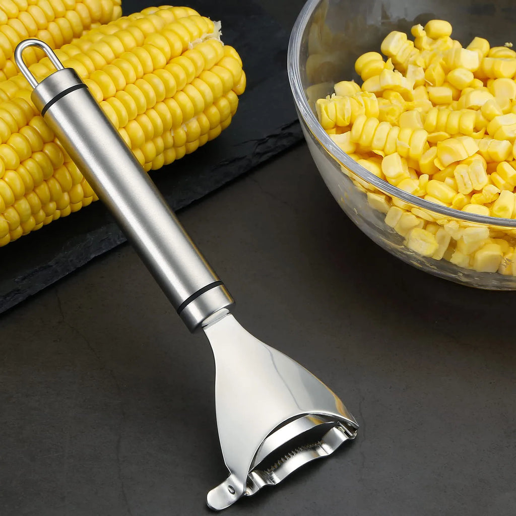 Corn Peeler For Corn On The Cob Stripper Tool, Removes Corn Kernels From Cobs In Seconds, Kitchen Gadget Stripping Tool
