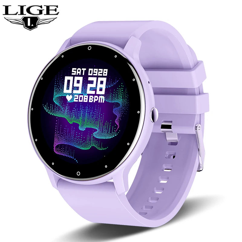 LIGE Smart Watch: Full-Touch Bluetooth Calling Fitness Tracker