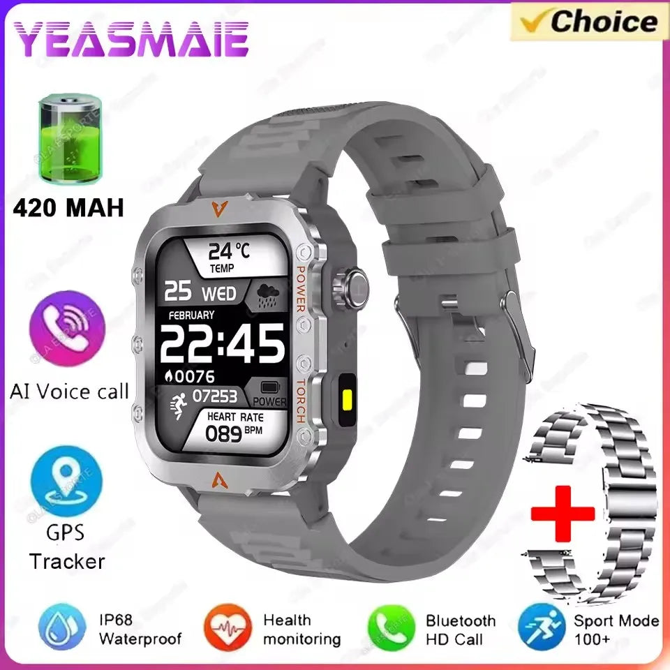 2026 Rugged Military Smartwatch: Ultimate Durability for Extreme Outdoor Adventures.