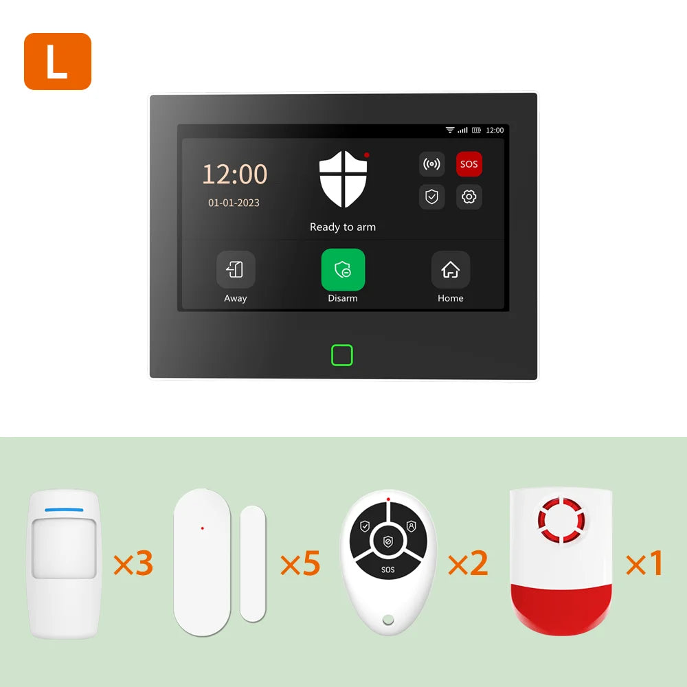 STANIOT 7" Smart Alarm System – WiFi/4G Security Panel