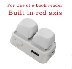 Bluetooth Dual-Button E-Book Page Turner Remote for Android & iOS Devices