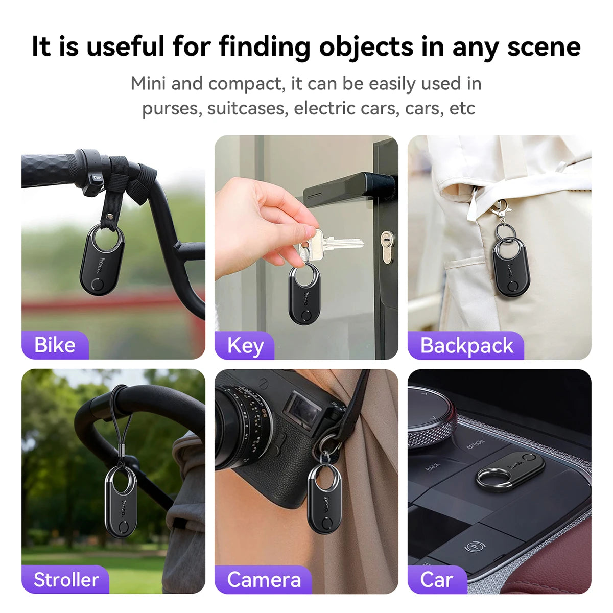 E98A GPS Tracker Bluetooth Smart Tag Android Google Find My Device Locator Finder Anti-Lost Global Positioning