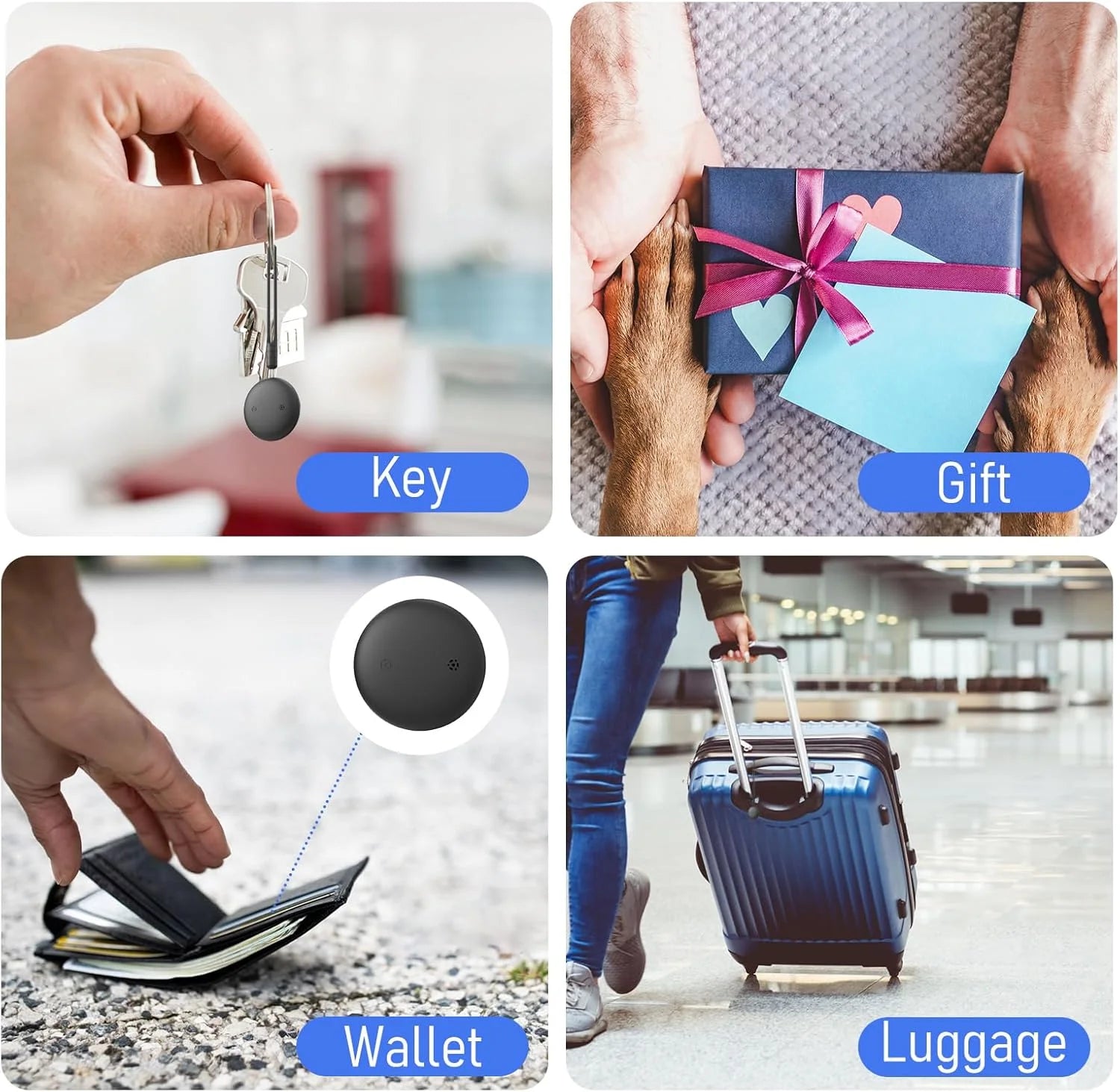 جهاز تعقب Air Tag ذكي لـ Apple Find My (لنظام iOS فقط)