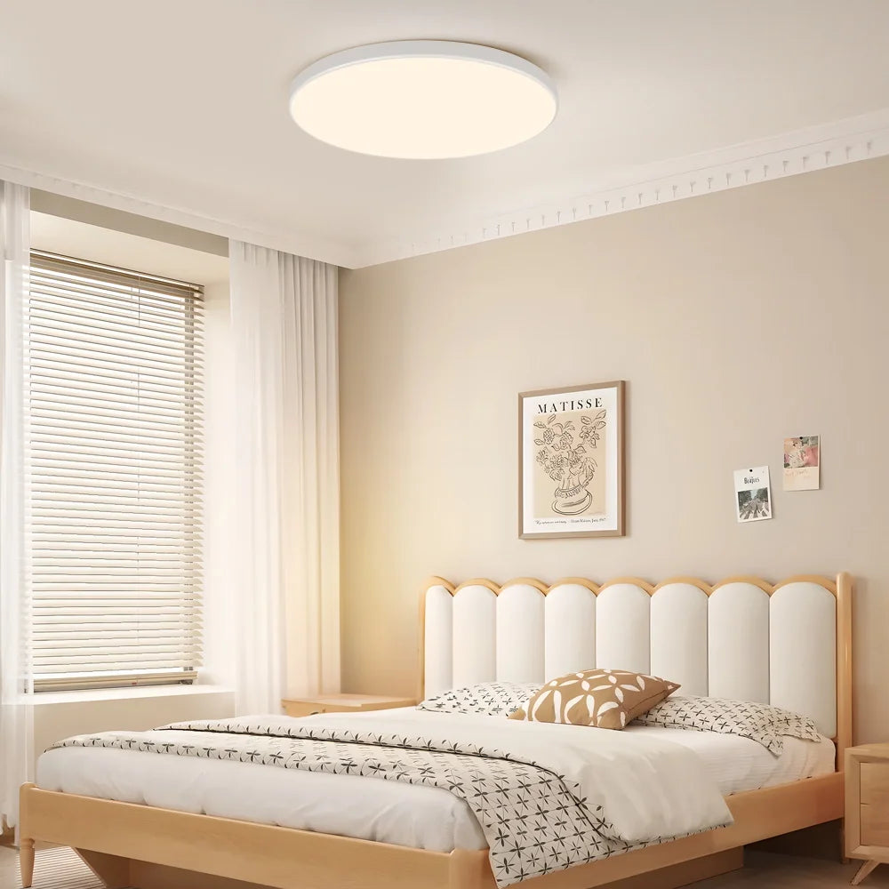 Smart LED Ceiling Light Adjustable Color Temperature Remote Control 270mm/370mm 30-40W Bedroom Atmosphere Lamp Home Decoration