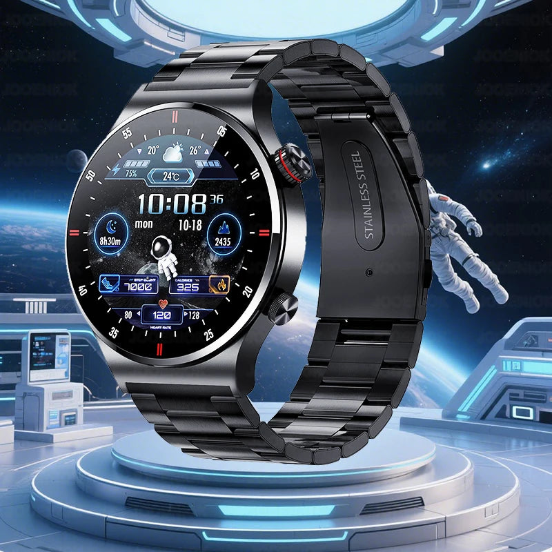 2025 NFC Bluetooth Call Smart Watch Men Full Screen GPS Sports Bracelet Waterproof ECG Health Monitor SmartWatch for IOS Android