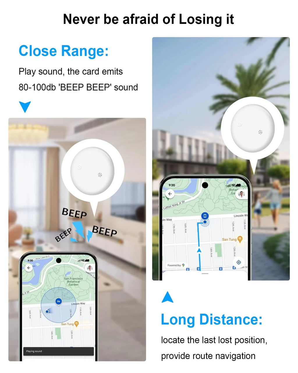 1-4Pcs Smart Anti-lost Tag Compatible with Google Find Hub Waterproof GPS Tracker Tag with Silicone Case for Keys Luggage Wallet