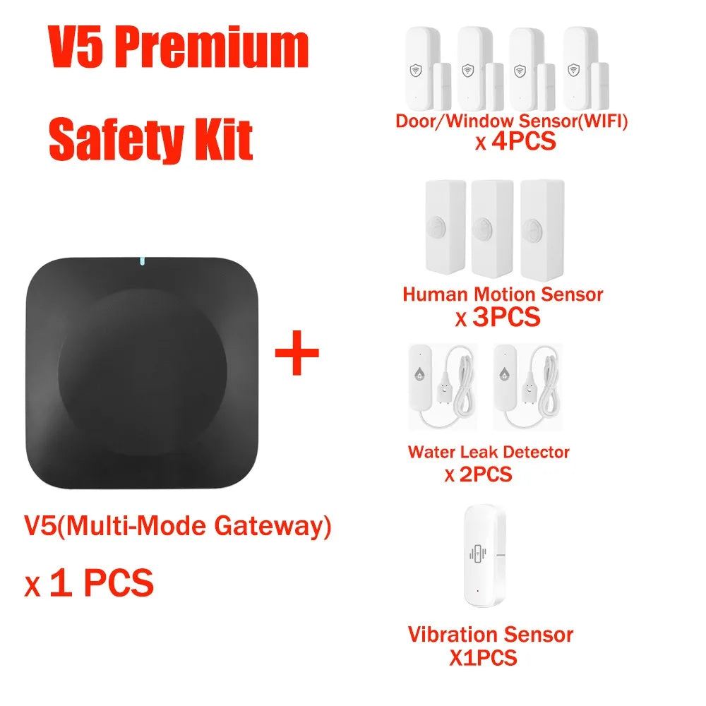 Tuya Zigbee Bluetooth Smart Gateway Hub WiFi 2.4G/5G مع التشغيل الآلي المحلي ودعم Alexa/Google