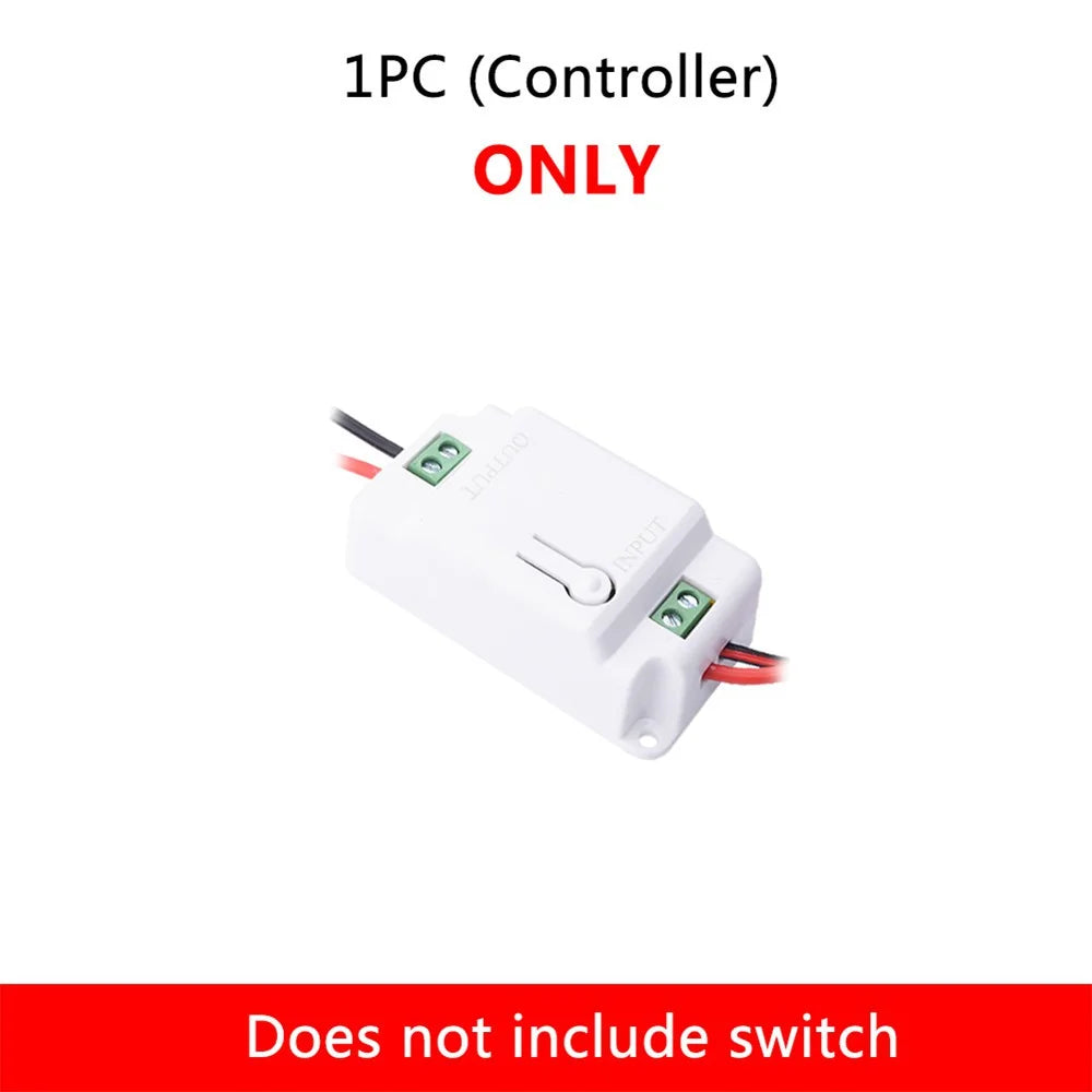 RF433 Smart Remote Wall Switch 110V/220V 10A – 1/2/3 Gang Wireless LED Light Control