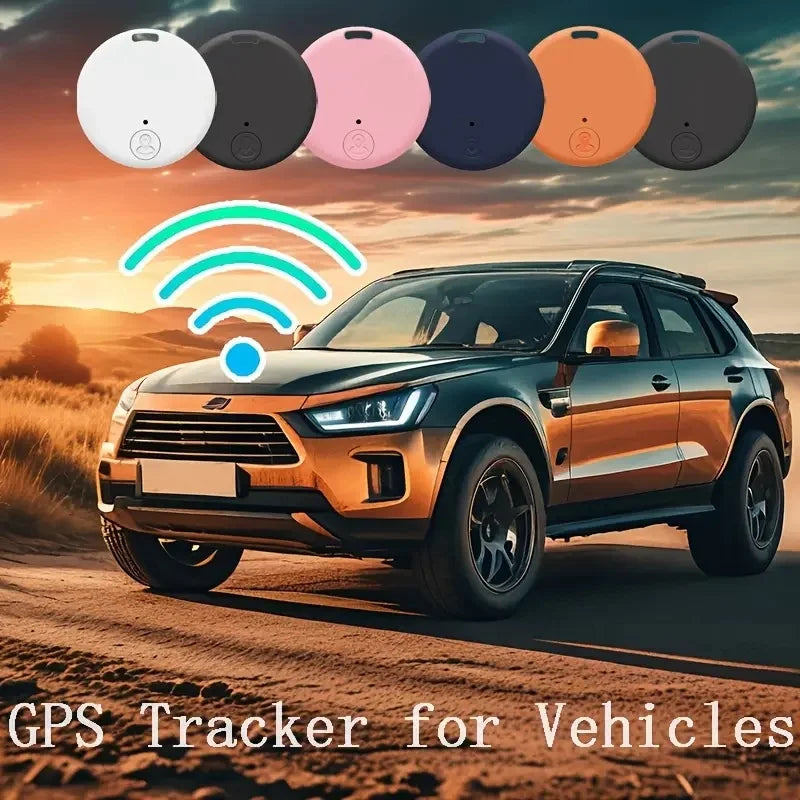 1-5 Pcs Smart Bluetooth GPS Tracker For Kids Bag Mini Round GPS Tracker Pets Locator Tracker Vehicle Tracking Anti-Lost Locator