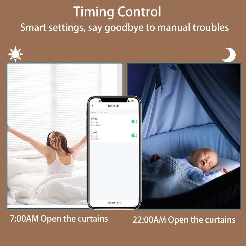 Tuya Zigbee Battery Smart Curtain Shutter Roller Blind Automatic Motor For 37mm 38mm Tube Alexa Alice Google Home Voice Control