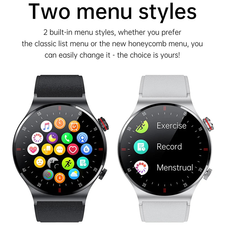 2025 NFC Bluetooth Call Smart Watch Men Full Screen GPS Sports Bracelet Waterproof ECG Health Monitor SmartWatch for IOS Android