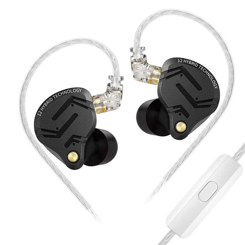 KZ ZS12 PRO X Hybrid IEM: Professional Metallic Hybrid Earphones