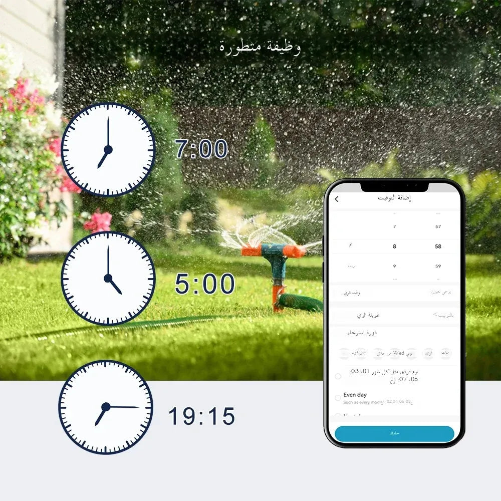 WiFi Tuya Smart Sprinkler System 6 Zone Or 8 Station Garden Irrigation Controller Water Valve Timer for Automatic Watering
