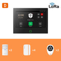Staniot 7inch Lora Protection Kit WiFi 4G Tuya Smart Home Alarm System with 5000mAh Battery 500M Distance Works with Alexa