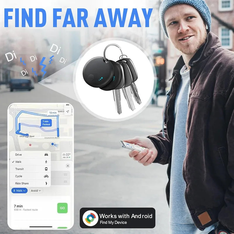 Android Smart Tracker Tag for Google Find Hub App