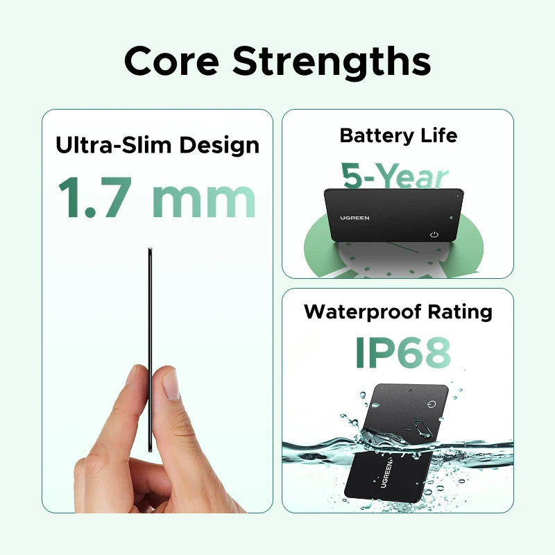 UGREEN Smart Tracker – أداة تعقب العناصر من Find Hub لأجهزة أندرويد
