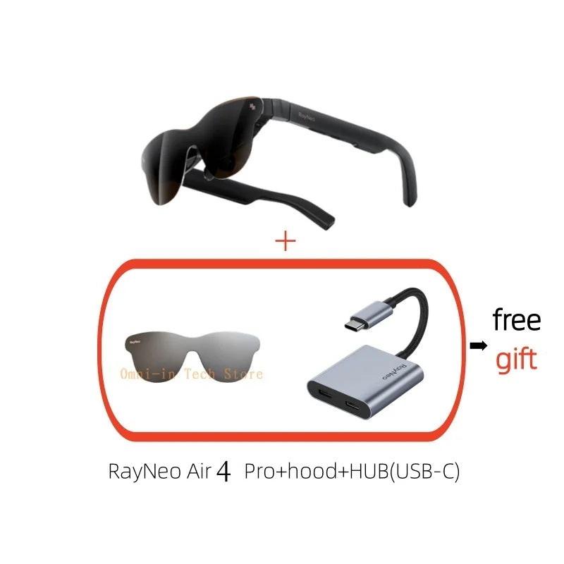 RayNeo Air 4 Pro: AR Glasses with 135" Display and Spatial Audio