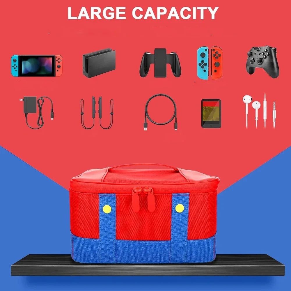 Portable Carrying Case Bag for Nintendo Switch/OLED/Lite Protective Case Storage Box For NS Switch Pro Controller Accessories