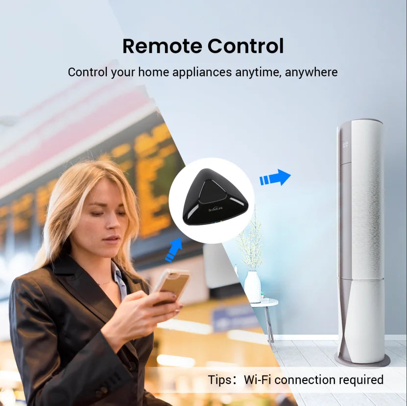 Broadlink RM MAX IR RF WiFi Universal Remote Smart Home Automation Works with Alexa and Google Home
