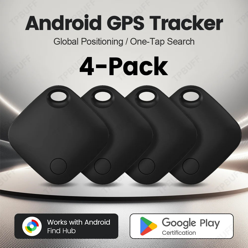 Google Official Brand 1/ 4PCS GPS Tracker Android Positioning Device Fashion Vehicle locator Pet Tracker via Google's Find Hub