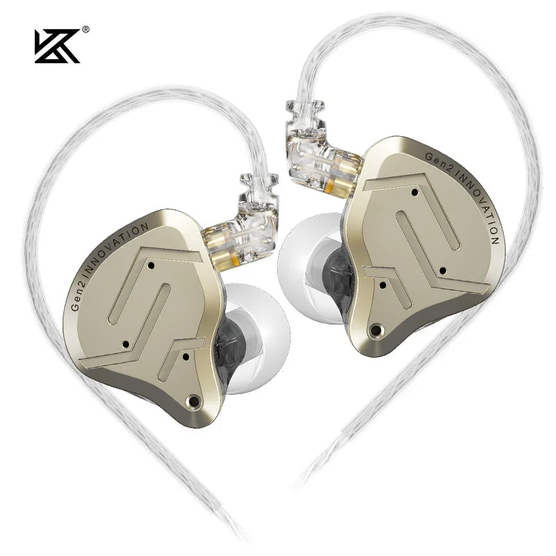 KZ ZSN Pro 2: Dual-Driver Hybrid Metal IEMs.