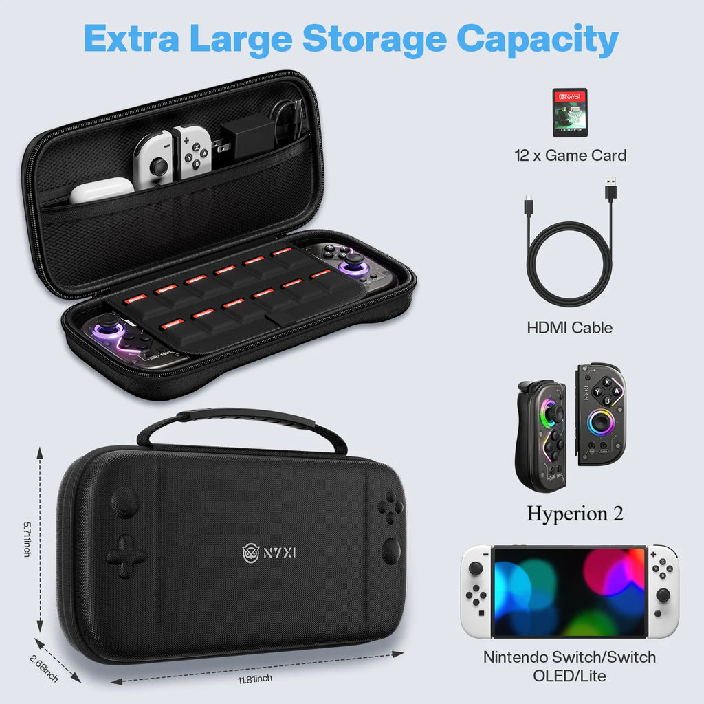 NYXI Carrying Case for NYXI Switch Hyperion 2 Gaming Controller Storage Bag Compatible with NYXI Switch Hyperion 2