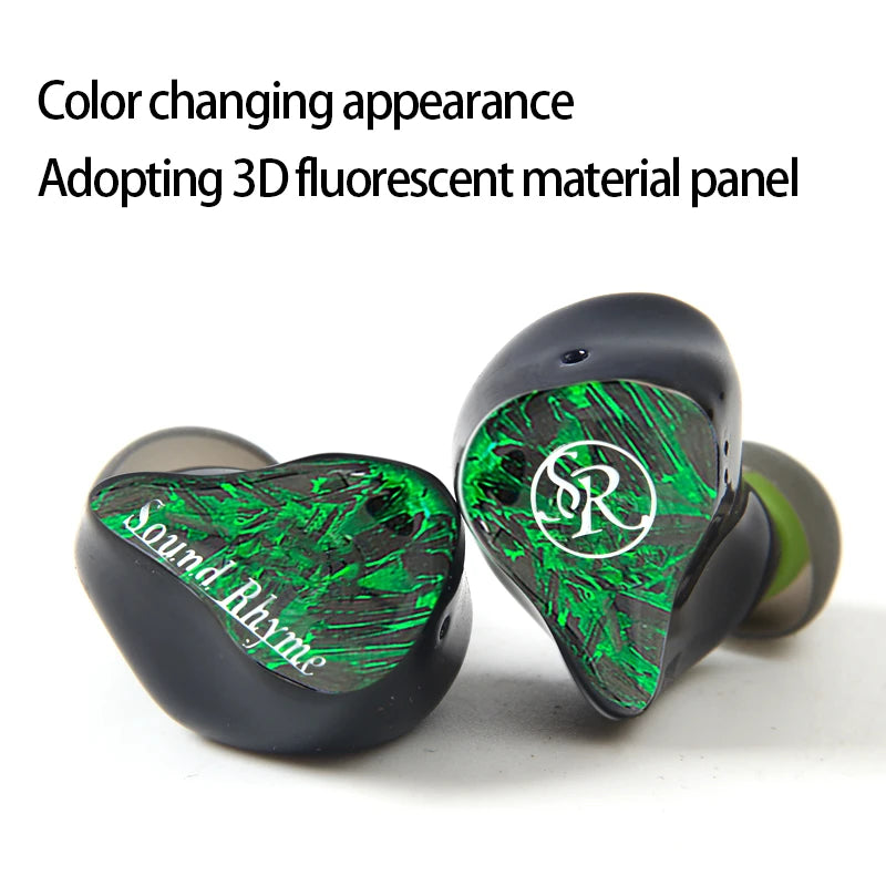 Sound Rhyme SR5S HiFi Earphones 4BA+1 Dynamic Driver Hybrid Upgrade Earbuds IEMs Wired In-ear Earphones