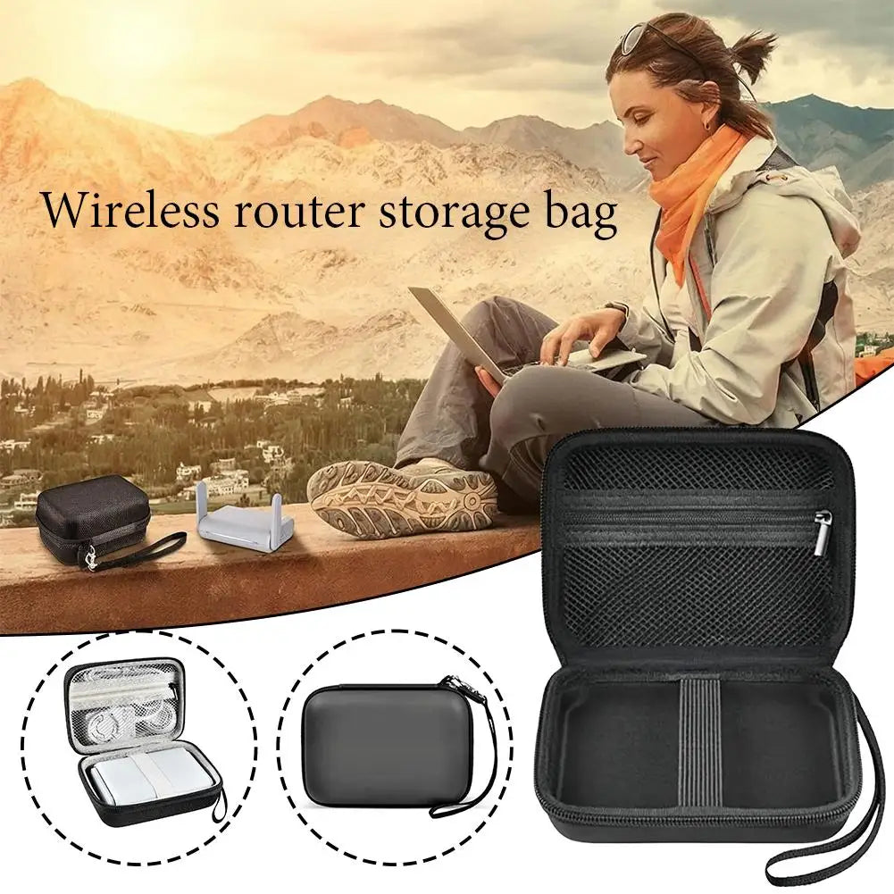 For GL SFT1200 MT3000 MT1300 A1300 AR750S Wireless Router Storage Bag Dust-proof Shockproof Portable Outdoor Carrying Bag