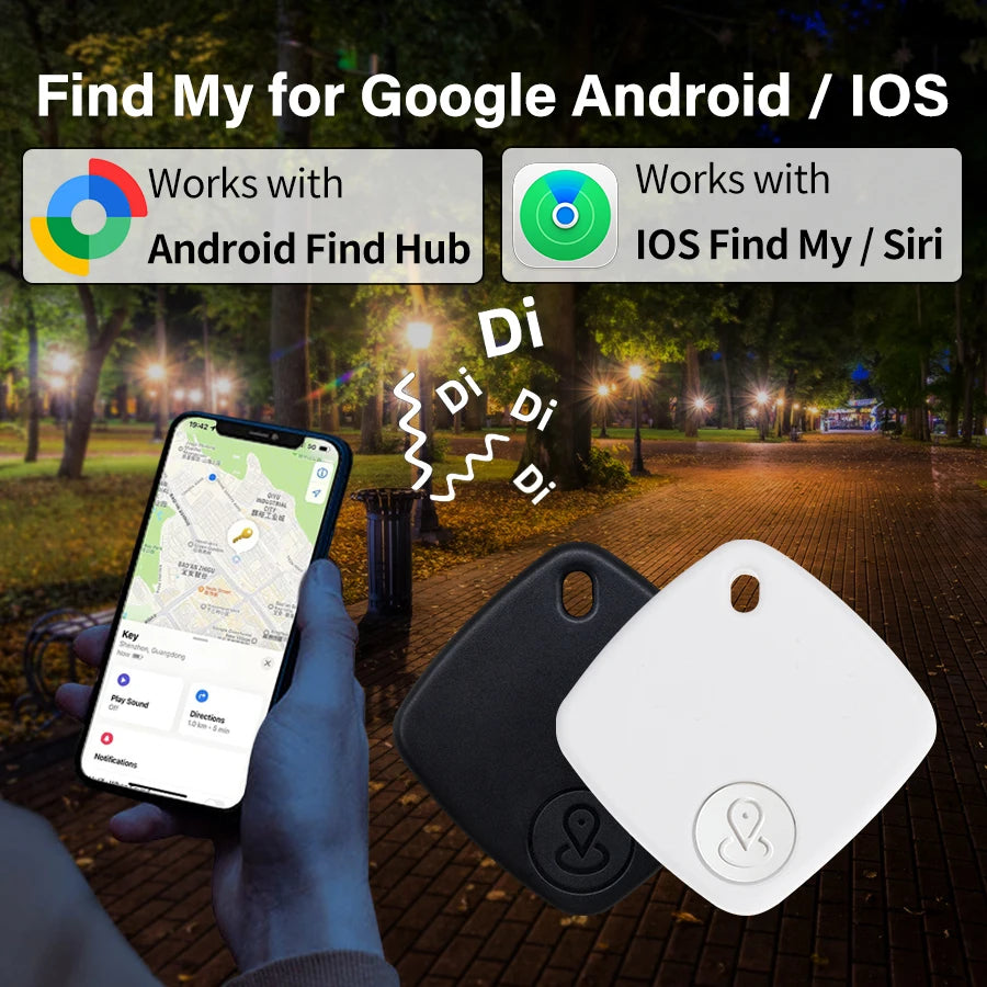جهاز تتبع GPS ذكي بتقنية البلوتوث – محدد موقع المفاتيح ومكافحة الفقدان لنظامي Android/iOS