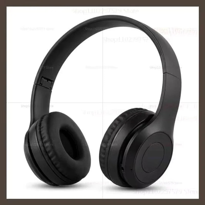P47 Foldable Bluetooth Headphones: Wireless headset with powerful bass