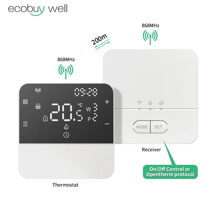 Opentherm Wireless Boiler Thermostat – Smart Heating Controller for Gas Boiler