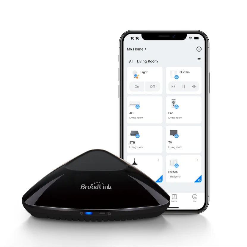 Broadlink RM4 Pro: Universal smart remote for IR/RF home devices