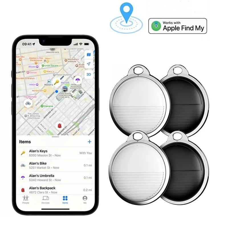 Bluetooth Smart Tag for Apple Find My – Item Tracker for Keys, Bags & Pets