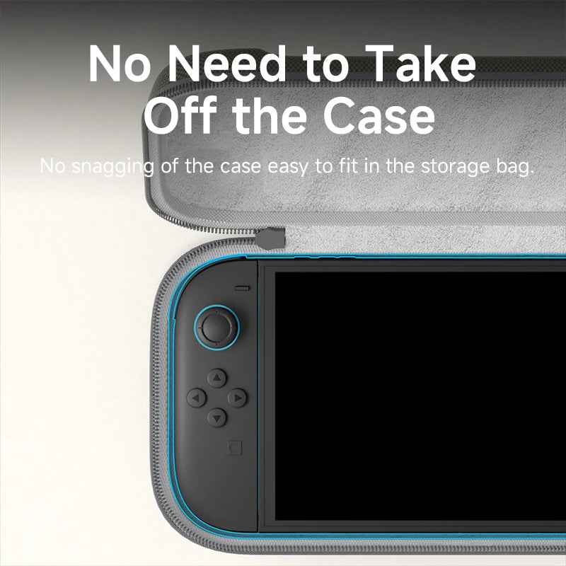 Hagibis Portable Carrying Case for Switch 2 Traveling Bag Hard Shell NS Accessories Protective Cover 10 Games Cartridge NS2 Case