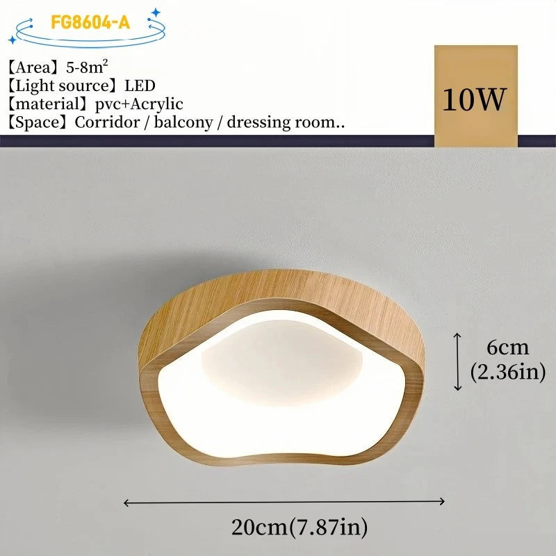 Retro Personalized Aisle Lights Nordic Minimalist LED Ceiling Lights Restaurant Study Room Homestay Villa Artistic Ceiling Lamps