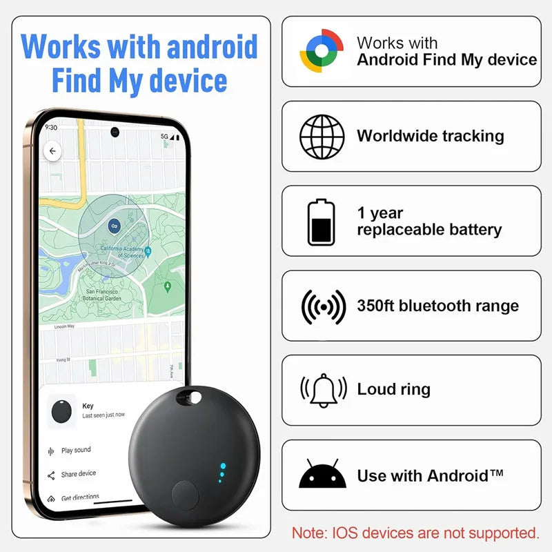 Android Smart Tracker Tag for Google Find Hub App