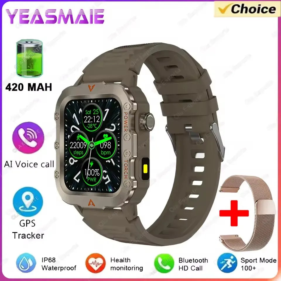 2026 Rugged Military Smartwatch: Ultimate Durability for Extreme Outdoor Adventures.